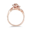 Previously Owned - Enchanted Disney Belle 1/10 CT. T.W. Diamond Rose Ring in 10K Rose Gold