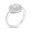 Thumbnail Image 2 of Previously Owned - 1 CT. T.W. Diamond Double Circle Frame Ring in 10K White Gold