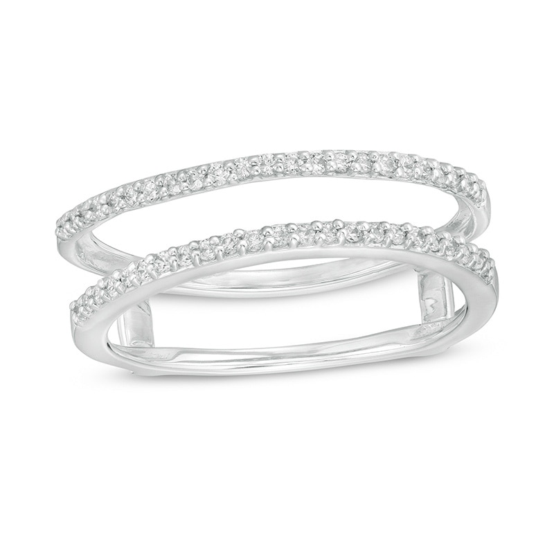 Main Image 1 of Previously Owned - 1/4 CT. T.W. Diamond Solitaire Enhancer in 10K White Gold