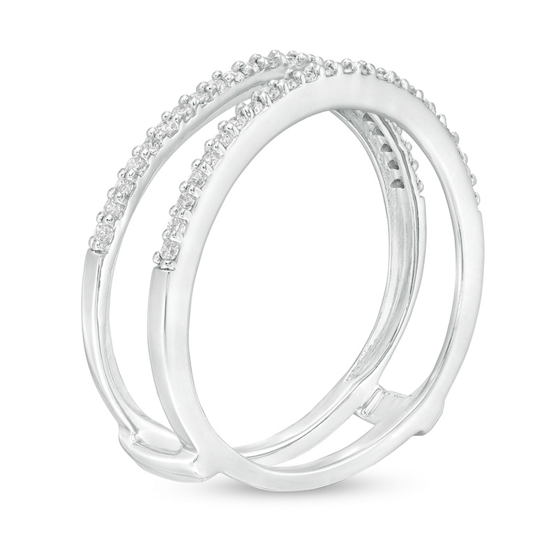 Main Image 2 of Previously Owned - 1/4 CT. T.W. Diamond Solitaire Enhancer in 10K White Gold
