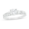 Thumbnail Image 1 of Previously Owned - 1 CT. T.W. Diamond Past Present Future® Engagement Ring in 14K White Gold
