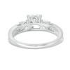Thumbnail Image 3 of Previously Owned - 1 CT. T.W. Diamond Past Present Future® Engagement Ring in 14K White Gold
