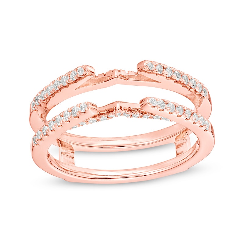 Main Image 1 of Previously Owned - 1/3 CT. T.W. Diamond Solitaire Enhancer in 14K Rose Gold
