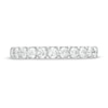 Thumbnail Image 4 of Previously Owned - 5/8 CT. T.W. Diamond Anniversary Band in 10K White Gold