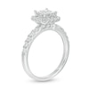 Previously Owned - 1 CT. T.W. Quad Princess-Cut Diamond Frame Engagement Ring in 14K White Gold