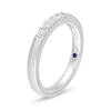 Thumbnail Image 2 of Previously Owned - Vera Wang Love Collection 1/5 CT. T.W. Diamond Five Stone Satin Anniversary Band in 14K White Gold