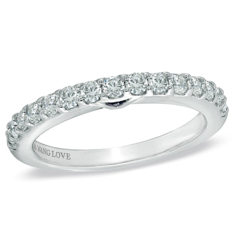 Previously Owned - Vera Wang Love Collection 1/2 CT. T.W. Diamond Band in 14K White Gold