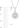 Thumbnail Image 2 of Previously Owned - 1 CT. T.W. Diamond Frame Pendant and Earrings Set in Sterling Silver