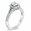Thumbnail Image 2 of Previously Owned - Celebration Fire™ 1 CT. T.W. Diamond Split Shank Engagement Ring in 14K White Gold (H-I/SI1-SI2)