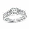 Thumbnail Image 3 of Previously Owned - 1-1/2 CT. T.W. Princess-Cut Diamond Bridge Bridal Set in 14K White Gold
