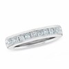 Thumbnail Image 0 of Previously Owned - Celebration Lux® 1/2 CT. T.W. Princess-Cut Diamond Channel Band in 18K White Gold (I/SI2)