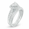Thumbnail Image 1 of Previously Owned - 3/4 CT. T.W. Diamond Heart Bridal Set in 14K White Gold