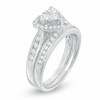 Thumbnail Image 1 of Previously Owned - 3/4 CT. T.W. Diamond Heart Bridal Set in 14K White Gold