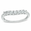 Thumbnail Image 0 of Previously Owned - 1/2 CT. T.W. Diamond Contour Wedding Band in 14K White Gold