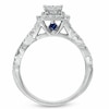 Thumbnail Image 2 of Previously Owned - Vera Wang Love Collection 1 CT. T.W. Princess-Cut Diamond Frame Engagement Ring in 14K White Gold