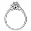 Thumbnail Image 2 of Previously Owned - Vera Wang Love Collection 1-1/3 CT. T.W. Emerald-Cut Diamond Frame Engagement Ring in 14K White Gold