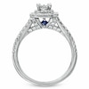 Thumbnail Image 2 of Previously Owned - Vera Wang Love Collection 1-1/3 CT. T.W. Emerald-Cut Diamond Frame Engagement Ring in 14K White Gold
