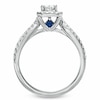 Thumbnail Image 3 of Previously Owned - Vera Wang Love Collection 1 CT. T.W. Emerald-Cut Diamond Split Shank Ring in 14K White Gold