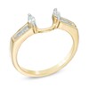 Thumbnail Image 1 of Previously Owned - 1/4 CT. T.W. Marquise Diamond Solitaire Enhancer in 10K Gold