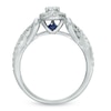 Thumbnail Image 3 of Previously Owned - Vera Wang Love Collection 3/4 CT. T.W. Oval Diamond Frame Engagement Ring in 14K White Gold