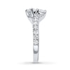 Thumbnail Image 3 of Previously Owned - Ever Us® 2 CT. T. W. Two-Stone Diamond Bypass Ring in 14K White Gold
