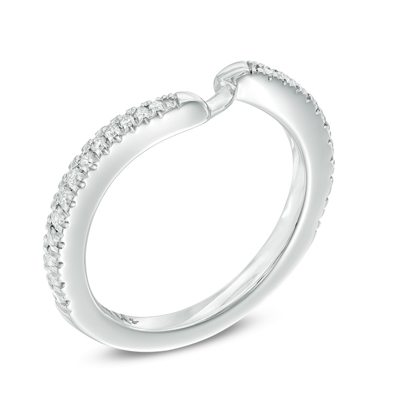 Previously Owned - Ever Us® 1/4 CT. T.W. Diamond Contour Band in 14K White Gold