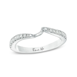 Previously Owned - Ever Us® 1/5 CT. T.W. Diamond Contour Band in 14K White Gold