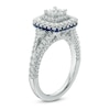 Thumbnail Image 2 of Previously Owned - Vera Wang Love Collection 1-1/3 CT. T.W. Diamond and Sapphire Frame Engagement Ring in 14K White Gold