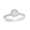 Thumbnail Image 1 of Previously Owned - YOU by Jean Dousset™ 1-1/6 CT. T.W. Diamond Frame Engagement Ring in 14K White Gold (I/SI2)