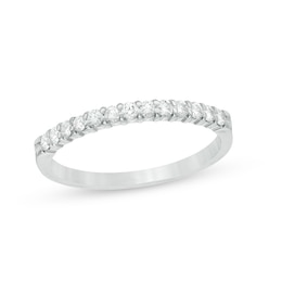 Previously Owned - 1/4 CT. T.W. Diamond Band in 14K White Gold