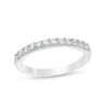 Thumbnail Image 0 of Previously Owned - 1/3 CT. T.W. Colorless Diamond Band in 18K White Gold