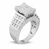Thumbnail Image 2 of Previously Owned - 2 CT. T.W. Diamond Rectangular Quad Engagement Ring in 14K White Gold