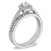 Thumbnail Image 2 of Previously Owned - 1/2 CT. T.W. Diamond Frame Bridal Set in 14K White Gold