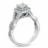 Previously Owned - Vera Wang Love Collection 1 CT. T.W. Princess-Cut Diamond Engagement Ring in 14K White Gold