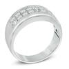 Thumbnail Image 1 of Previously Owned - Men's 1 CT. T.W. Diamond Double Row Ring in 10K White Gold