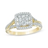 Thumbnail Image 0 of Previously Owned - 5/8 CT. T.W. Composite Diamond Frame Engagement Ring in 10K Gold