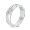 Thumbnail Image 2 of Previously Owned - 1/8 CT. T.W. Diamond Three Stone Band in 10K White Gold