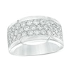 Thumbnail Image 1 of Previously Owned - 2 CT. T.W. Diamond Multi-Row Band in 10K White Gold
