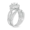 Thumbnail Image 2 of Previously Owned - Love's Destiny by Zales 2 CT. T.W. Diamond Cushion Frame Bridal Set in 14K White Gold (I/SI2)