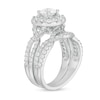 Thumbnail Image 3 of Previously Owned - Love's Destiny by Zales 2 CT. T.W. Diamond Cushion Frame Bridal Set in 14K White Gold (I/SI2)
