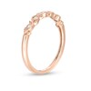 Thumbnail Image 2 of Previously Owned - 1/20 CT. T.W. Diamond Vine Anniversary Band in 10K Rose Gold