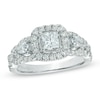 Thumbnail Image 1 of Previously Owned - Vera Wang Love Collection 1-1/2 CT. T.W. Diamond Three Stone Engagement Ring in 14K White Gold