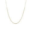 Thumbnail Image 1 of Previously Owned - Made in Italy Diamond-Cut Beaded Choker Necklace in 14K Gold - 16"