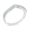Thumbnail Image 2 of Previously Owned - 3/8 CT. T.W. Diamond Twist Contour Anniversary Band in 14K White Gold