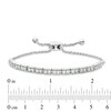 Thumbnail Image 3 of Previously Owned - 1/10 CT. T.W. Diamond Bar Bolo Bracelet in Sterling Silver - 9.5"