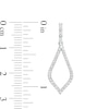 Previously Owned - Marilyn Monroe™ Collection 3/8 CT. T.W. Diamond Teardrop Earrings in 10K White Gold