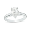 Thumbnail Image 1 of Previously Owned - Vera Wang Love Collection 1-1/8 CT. T.W. Pear-Shaped Diamond Engagement Ring in 14K White Gold