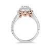 Thumbnail Image 2 of Previously Owned - Enchanted Disney Cinderella 1 CT. T.W. Diamond Frame Collar Engagement Ring in 14K Two-Tone Gold