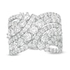 Thumbnail Image 1 of Previously Owned - 3 CT. T.W. Diamond Bypass Multi-Row Ring in 10K White Gold