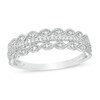 Thumbnail Image 1 of Previously Owned - 1/15 CT. T.W. Diamond Vintage-Style Stackable Anniversary Band in 10K White Gold